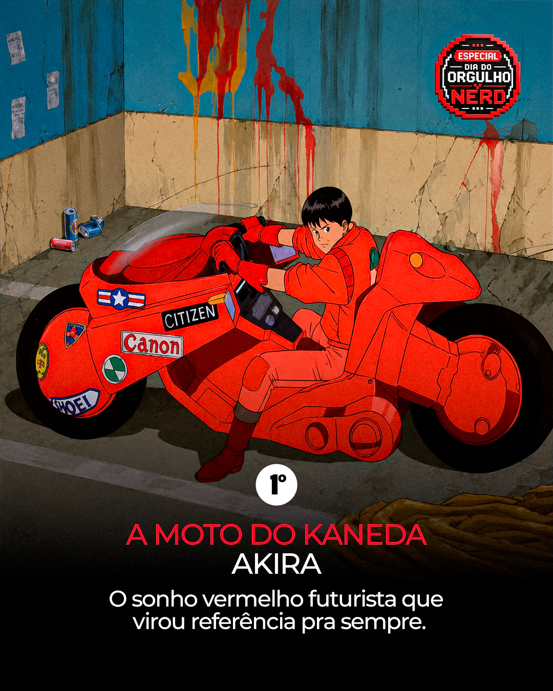 Moto vermelha akira