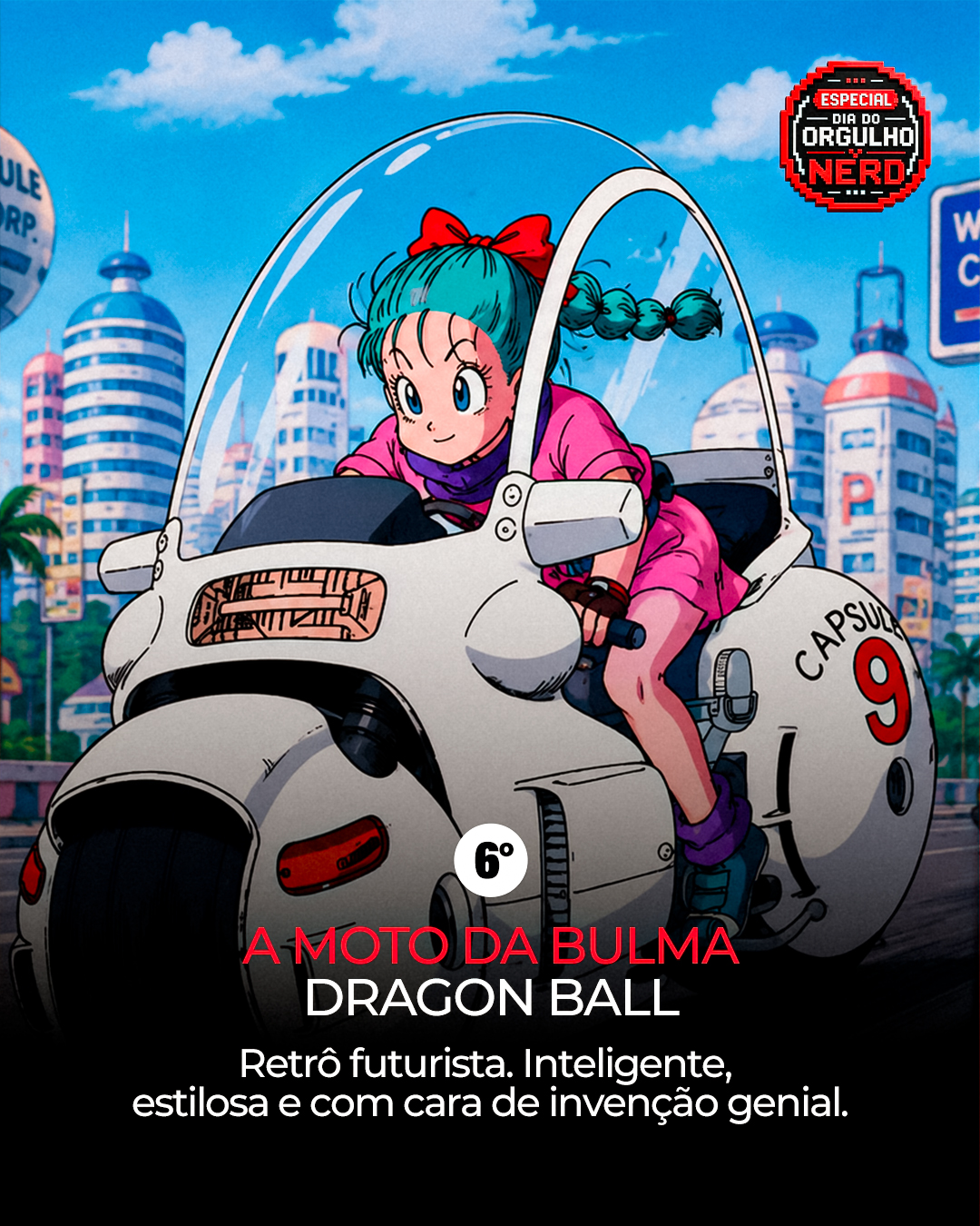 Moto Bulma - Dragon ball